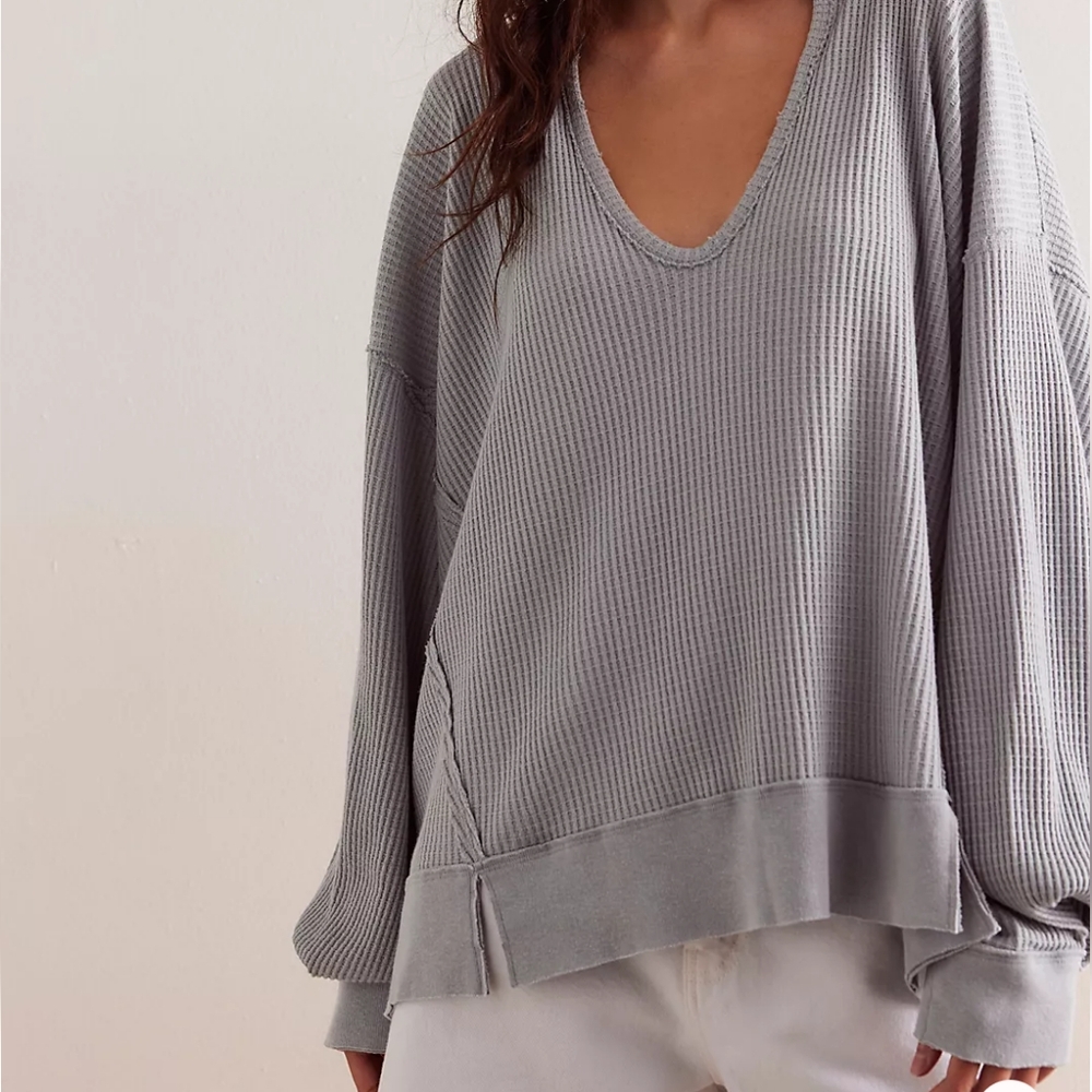 Free People Buttercup Thermal Small In dried Mint Color"